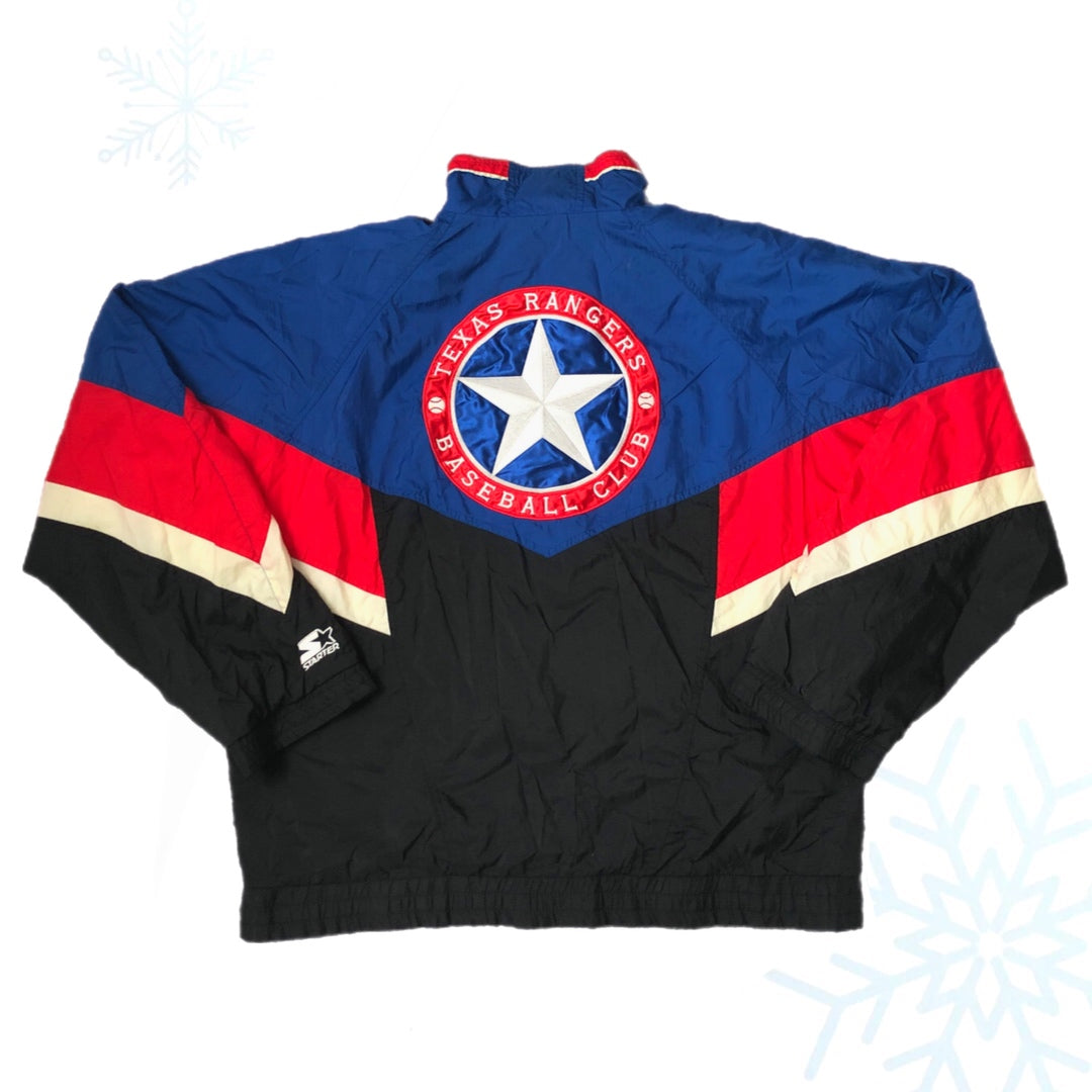 Vintage MLB Texas Rangers Starter Lightweight Windbreaker Jacket (L)