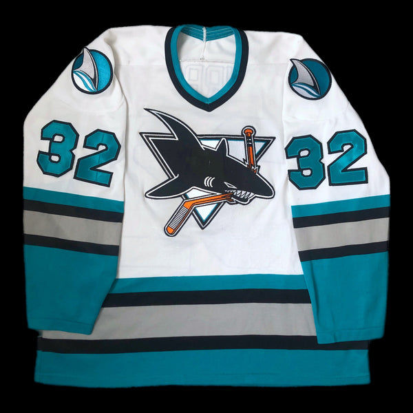 Vintage NHL San Jose Sharks Artūrs Irbe CCM Air Knit Jersey (XL)