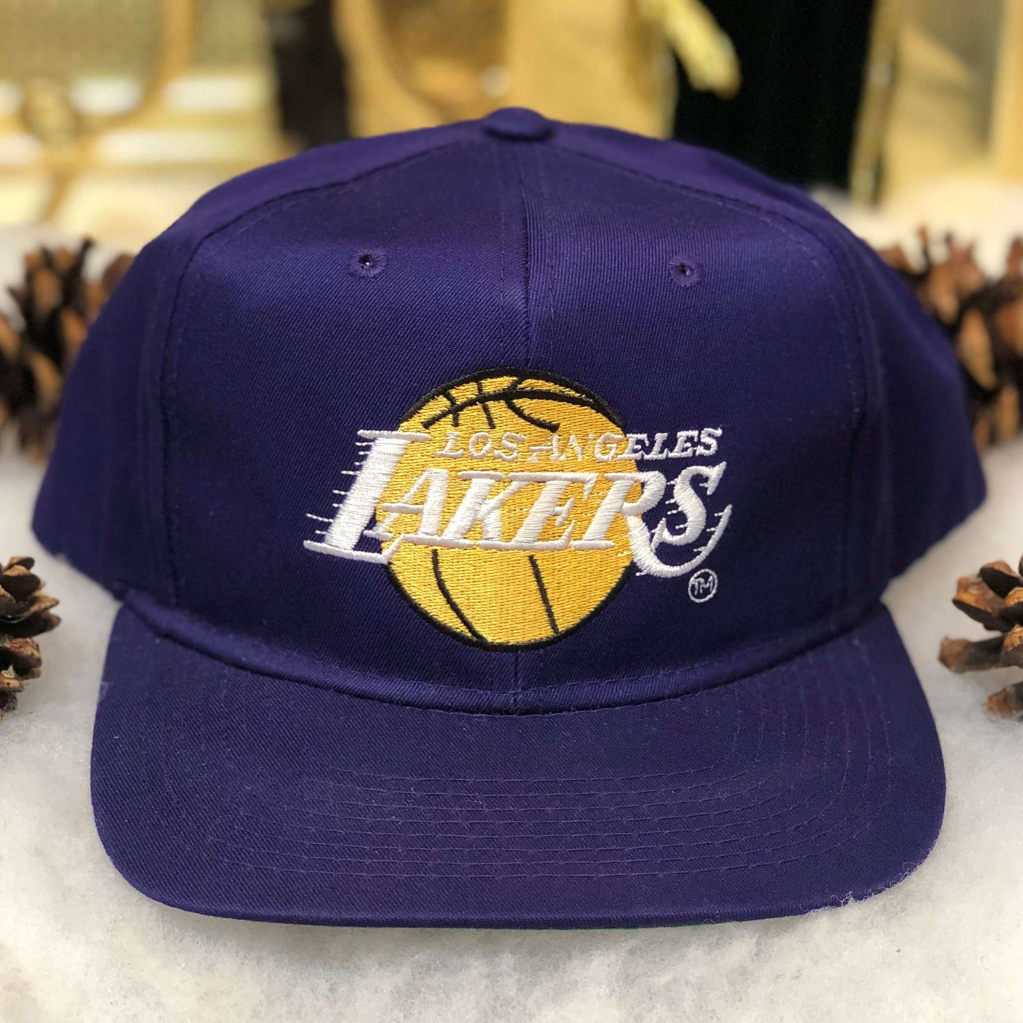 Vintage NBA Los Angeles Lakers The G Cap Twill Snapback Hat