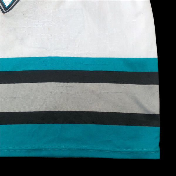 Vintage NHL San Jose Sharks Artūrs Irbe CCM Air Knit Jersey (XL)