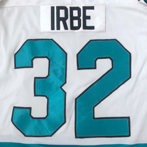 Vintage NHL San Jose Sharks Artūrs Irbe CCM Air Knit Jersey (XL)