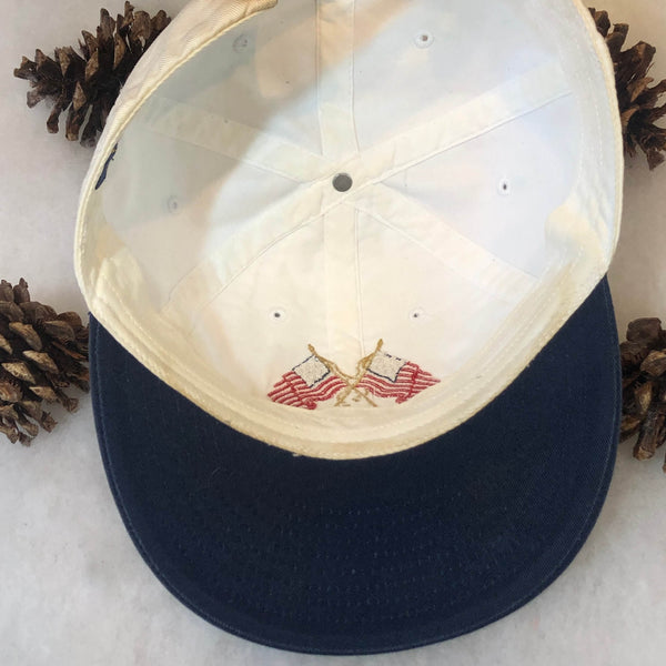 Vintage Polo Ralph Lauren USA Flag Strapback Hat