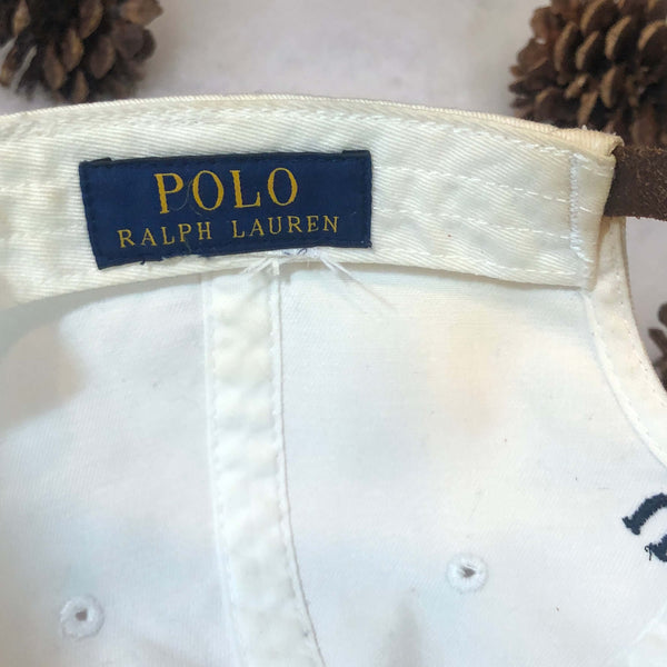 Vintage Polo Ralph Lauren USA Flag Strapback Hat