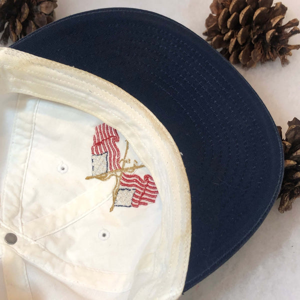 Vintage Polo Ralph Lauren USA Flag Strapback Hat