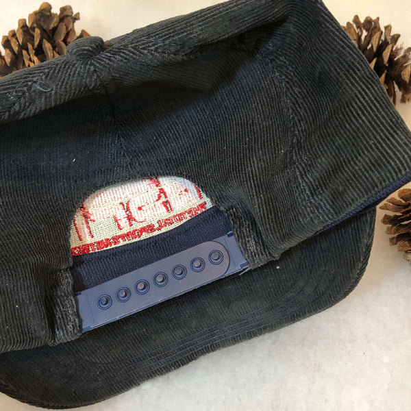 Vintage ESPN TV Sports Corduroy Snapback Hat