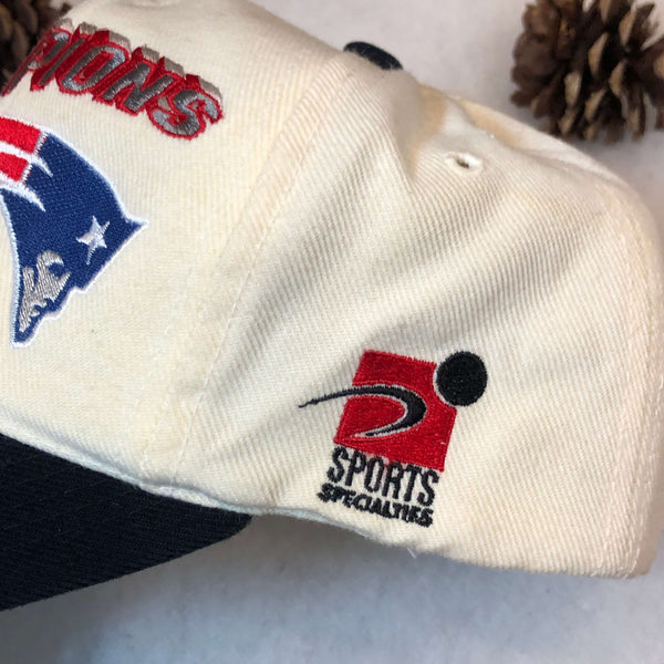 Vintage 1996 NFL New England Patriots AFC Champions Sports Specialties Shadow Snapback Hat