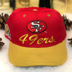 Vintage NFL San Francisco 49ers Logo 7 Twill Snapback Hat