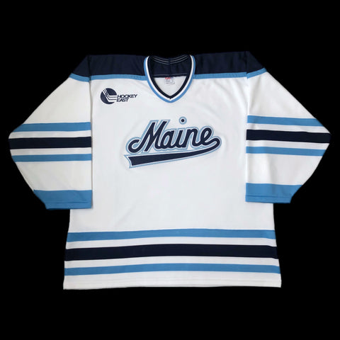 Vintage NCAA Maine Black Bears CCM Air Knit Jersey (XL)