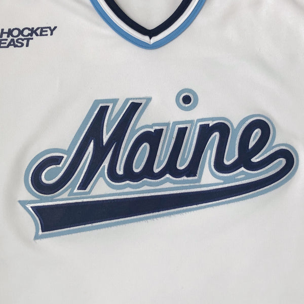 Vintage NCAA Maine Black Bears CCM Air Knit Jersey (XL)