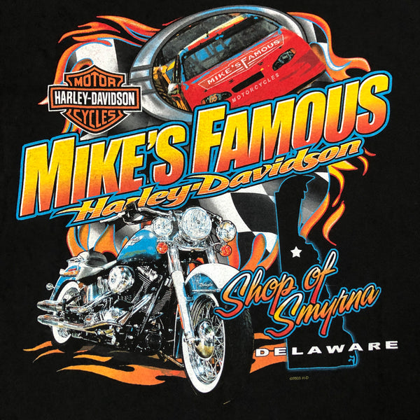 2006 Harley-Davidson Mike's Famous Shop of Smyrna Delaware T-Shirt (XL)