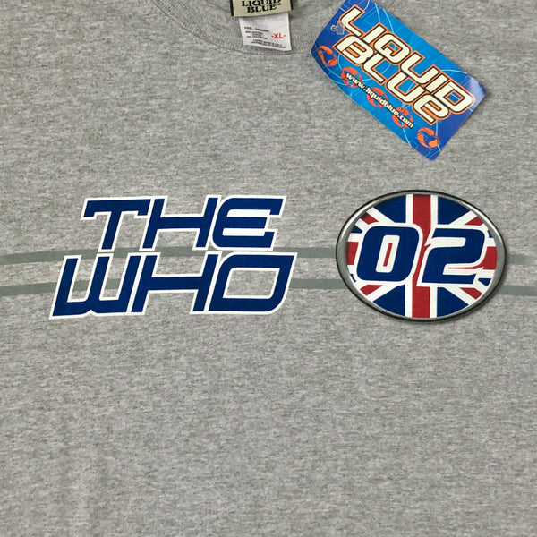 Vintage Deadstock NWT 2002 The Who In North America Tour Liquid Blue T-Shirt (XL)