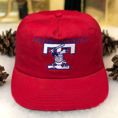 Vintage MiLB Toledo Mudhens P Cap Twill Snapback Hat