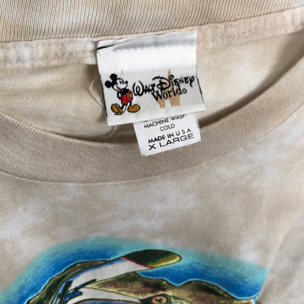 Vintage Disney Animal Kingdom Kilimanjaro Safaris Tie Dye T-Shirt (XL)