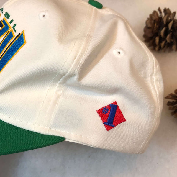 Vintage Deadstock NWOT 1994 Brazil World Cup Champions #1 Apparel Wool Snapback Hat