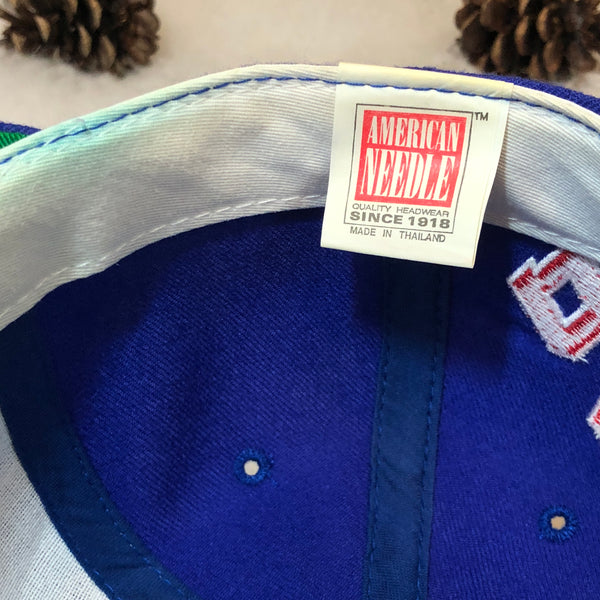 Vintage NHL New York Rangers American Needle Blockhead Wool Snapback Hat