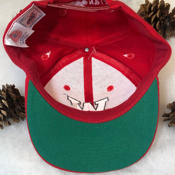 Vintage NCAA Wisconsin Badgers Front Row Wool Snapback Hat