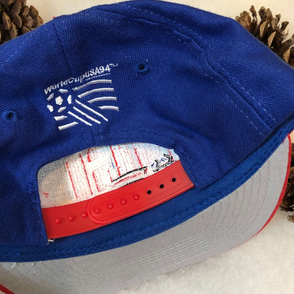 Vintage Deadstock NWOT 1994 England World Cup Apex One Wool Snapback Hat