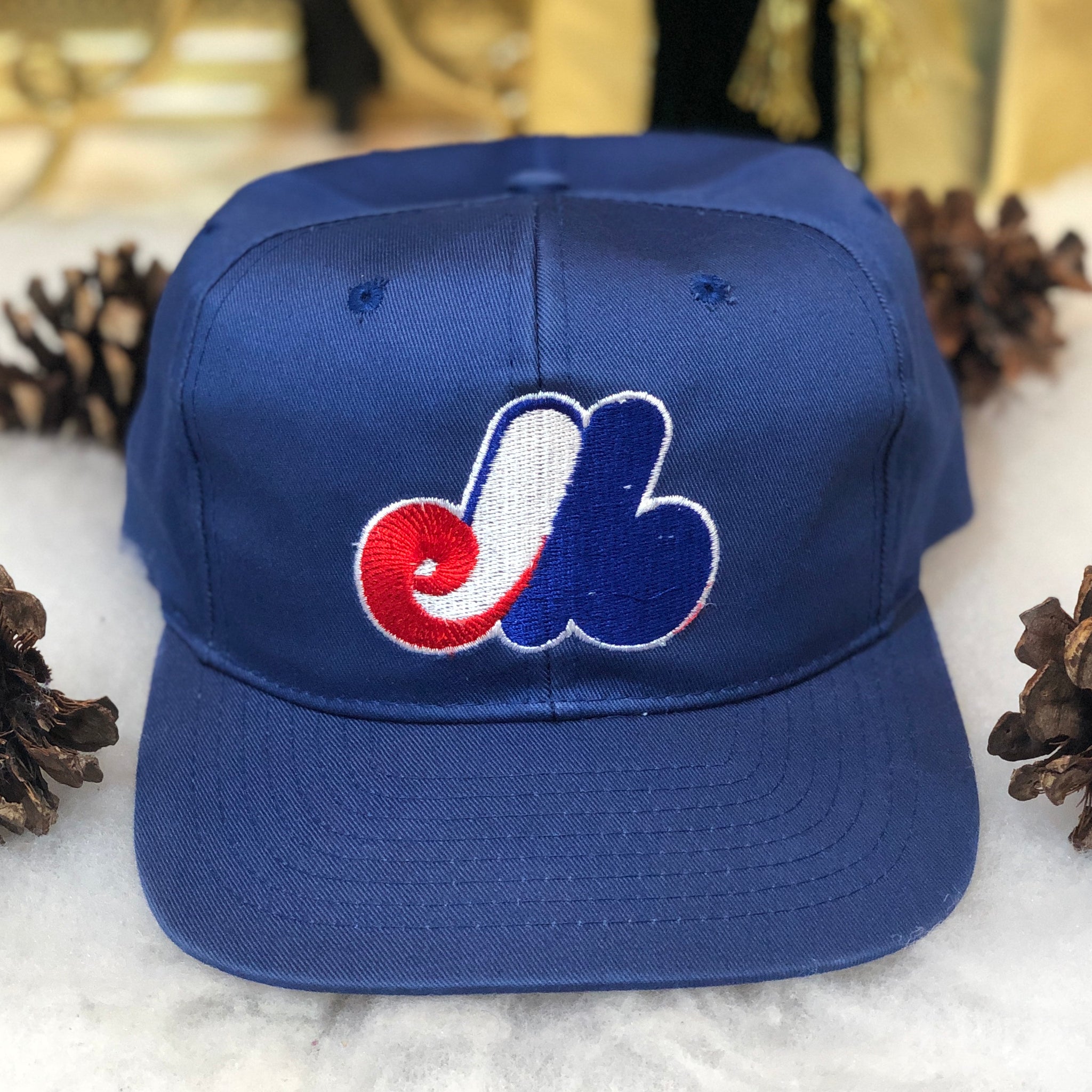 Vintage MLB Montreal Expos Drew Pearson Twill Snapback Hat