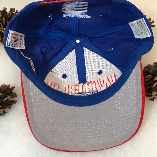 Vintage Deadstock NWOT 1994 USA World Cup Apex One Wool Snapback Hat