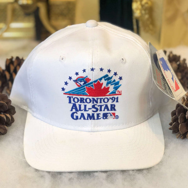 Vintage Deadstock NWT 1991 MLB All-Star Game Toronto Blue Jays Sports Specialties Twill Snapback Hat