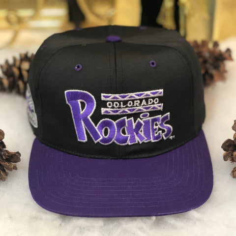 Vintage MLB Colorado Rockies Annco Twill Snapback Hat