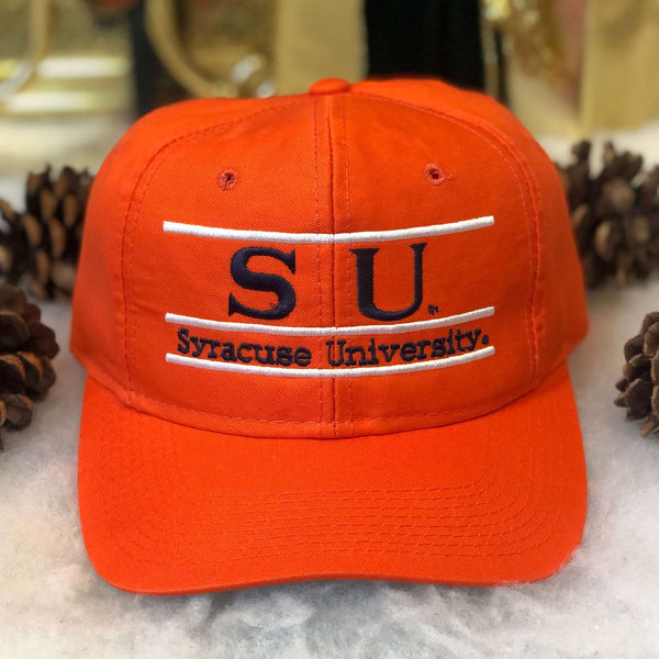 Vintage NCAA Syracuse Orangemen The Game Split Bar Twill Snapback Hat