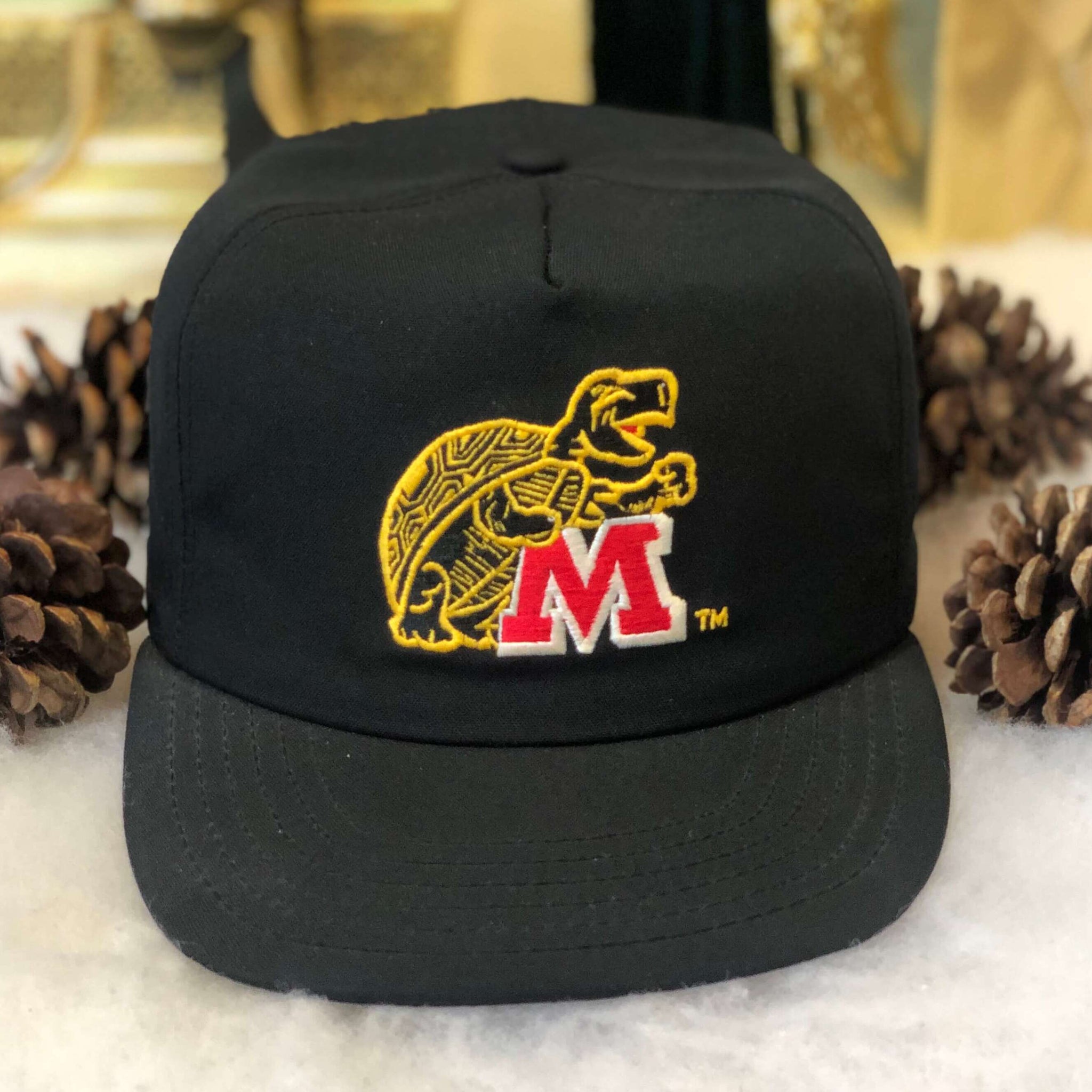 Vintage NCAA Maryland Terrapins DeLONG Snapback Hat