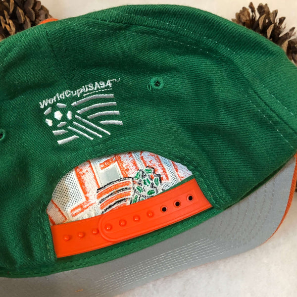Vintage Deadstock NWOT 1994 Ireland World Cup Apex One Wool Snapback Hat