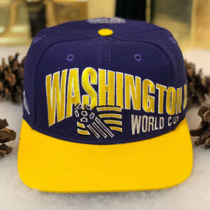 Vintage Deadstock NWOT 1994 Washington D.C. USA World Cup Apex One Wool Snapback Hat