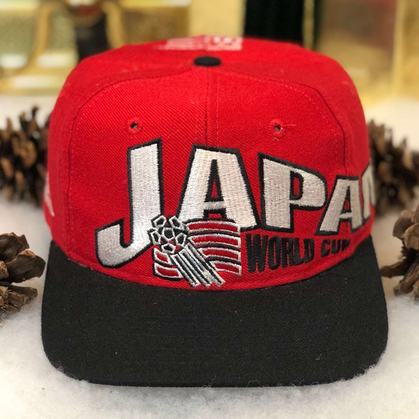 Vintage Deadstock NWOT 1994 Japan World Cup Apex One Wool Snapback Hat