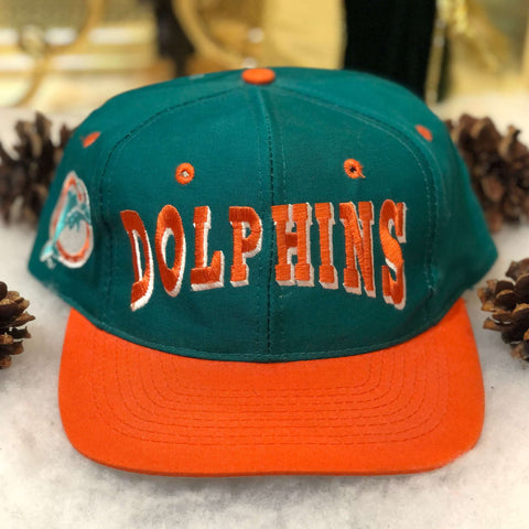 Vintage NFL Miami Dolphins Drew Pearson Arch Twill Snapback Hat