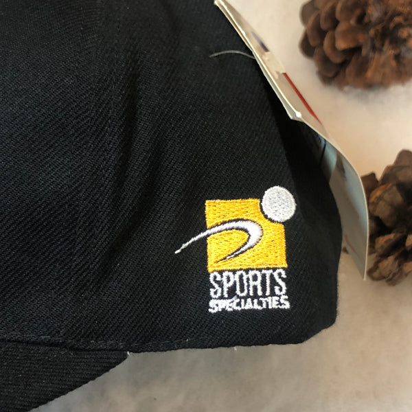 Vintage Deadstock NWT NFL Pittsburgh Steelers Sports Specialties Plain Logo Wool Snapback Hat