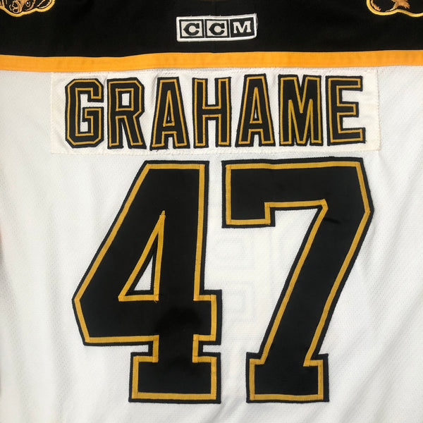 Vintage NHL Boston Bruins John Grahame CCM Jersey (XL)