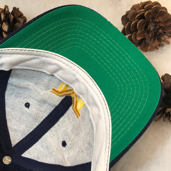 Vintage NCAA Michigan Wolverines American Needle Blockhead Wool Snapback Hat