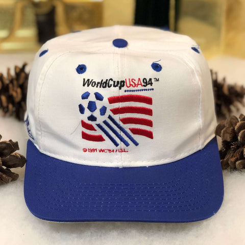 Vintage Deadstock NWOT 1994 USA World Cup Apex One Twill Snapback Hat