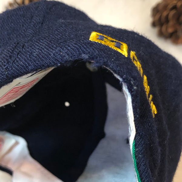 Vintage NCAA Michigan Wolverines American Needle Blockhead Wool Snapback Hat