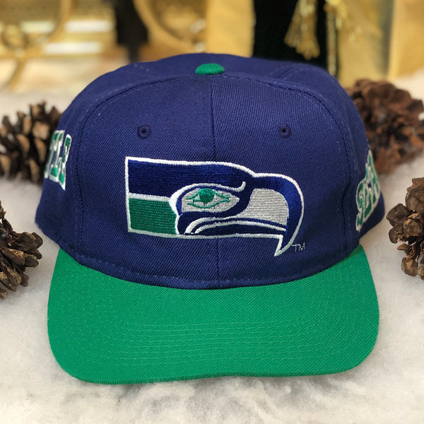 Vintage NFL Seattle Seahawks Sports Specialties Sidewave Wool Snapback Hat