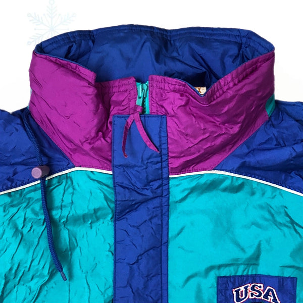 Vintage 1992 Barcelona Olympics Team USA Reebok Gore-Tex Windbreaker Jacket (L)