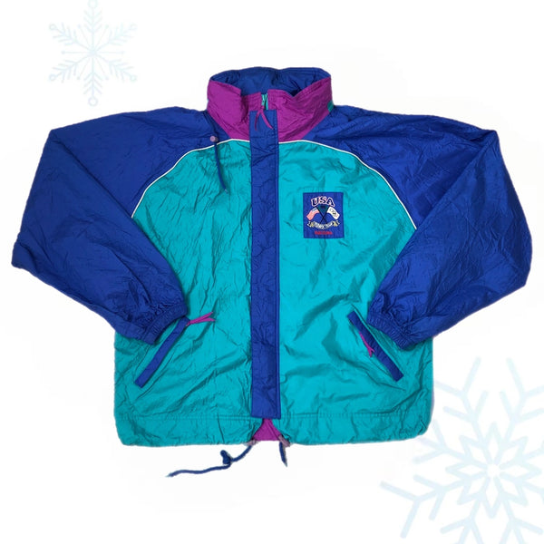 Vintage 1992 Barcelona Olympics Team USA Reebok Gore-Tex Windbreaker Jacket (L)