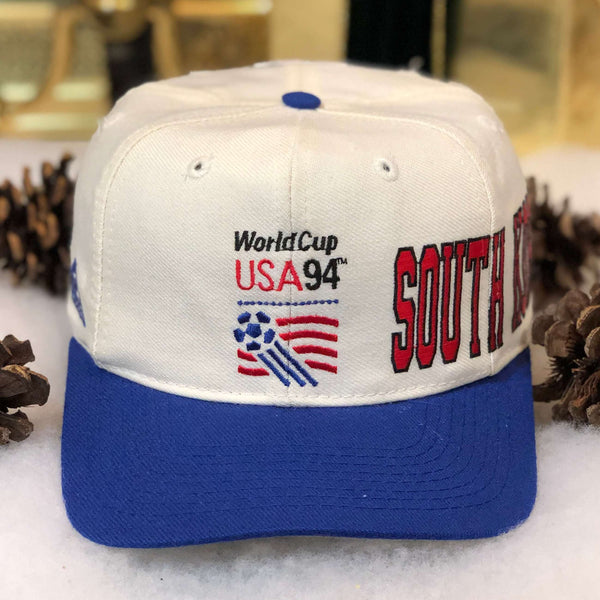Vintage Deadstock NWOT 1994 South Korea World Cup Apex One Wool Snapback Hat