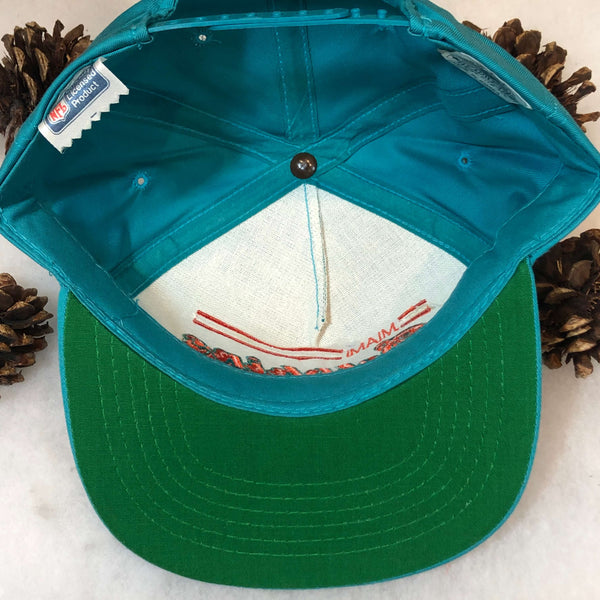 Vintage Deadstock NWOT NFL Miami Dolphins Drew Pearson YoungAn Twill Snapback Hat