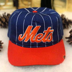 Vintage MLB New York Mets Starter Pinstripe Twill Snapback Hat