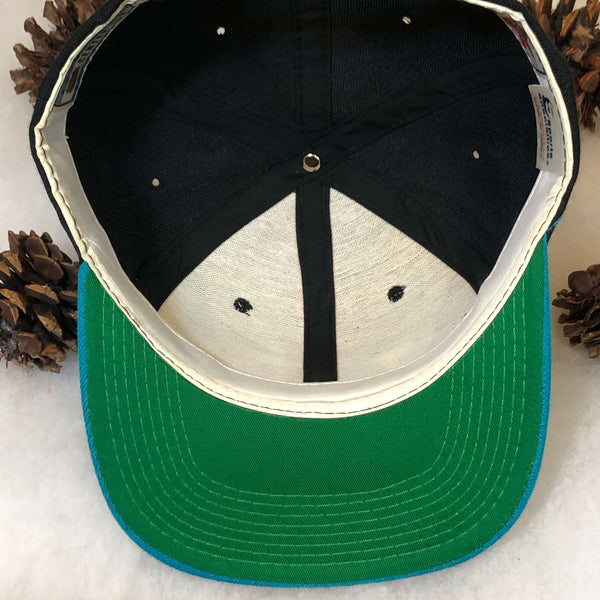 Vintage NHL San Jose Sharks Sports Specialties Script Wool Snapback Hat