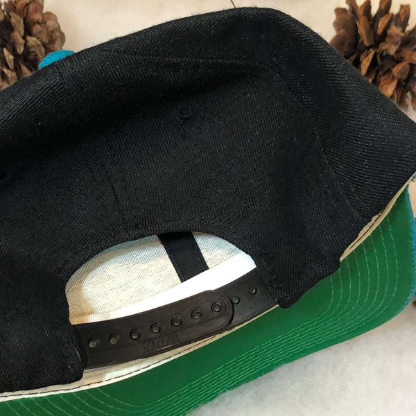 Vintage NHL San Jose Sharks Sports Specialties Script Wool Snapback Hat