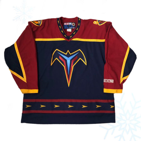 Vintage NHL Atlanta Thrashers CCM Hockey Jersey (XL)