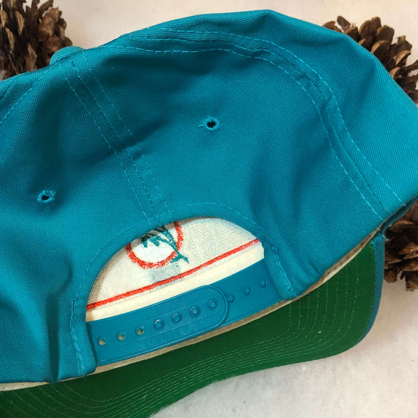 Vintage NFL Miami Dolphins Annco Split Bar Twill Snapback Hat