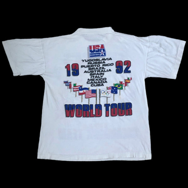 Vintage 1992 USA Basketball Dream Team Bootleg T-Shirt (M)