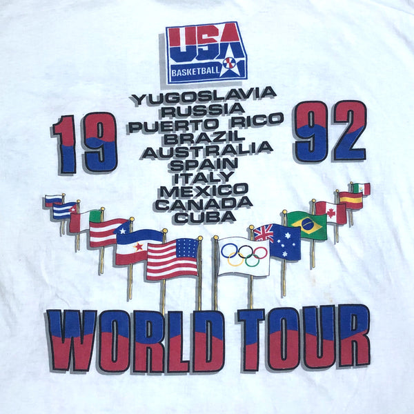 Vintage 1992 USA Basketball Dream Team Bootleg T-Shirt (M)