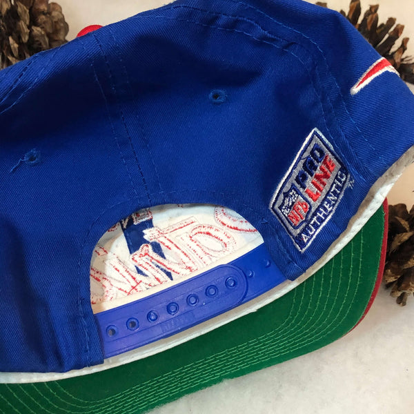 Vintage NFL New England Patriots Sports Specialties Script Twill Snapback Hat