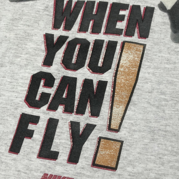 Vintage NBA Michael Jordan Nike Why Drive When You Can Fly T-Shirt (L)
